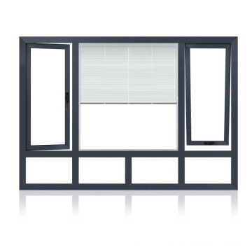 Fenêtre accrochante en bois d&#39;aluminium de Feelingtop (fenêtre en bois de FT-aluminium)